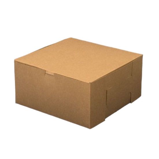Kraft Bakery Box lock corner - One-Piece Style