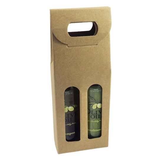 Italian Window Carriers for Oil and Vinegar Bottles - Kraft