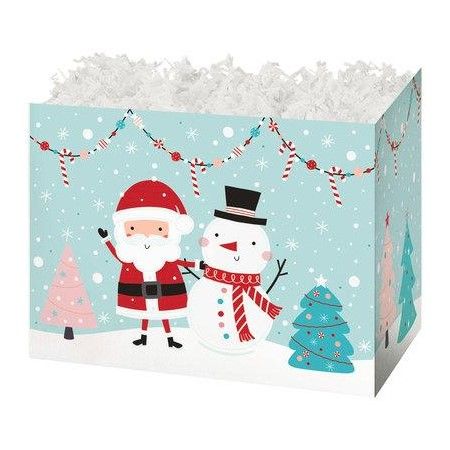 Holiday Basket Boxes-Winter Wonderland-6 3/4 x 4 x 5-48-Pieces