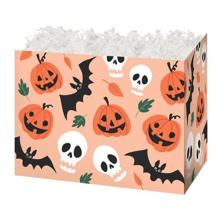 Holiday Basket Boxes-Halloween-Spooktacular-10-1/4 x 6 x 7-1/2-24 Pieces