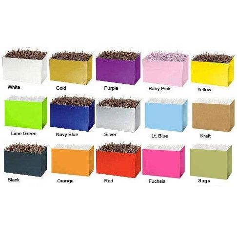 Solid Color Basket Boxes