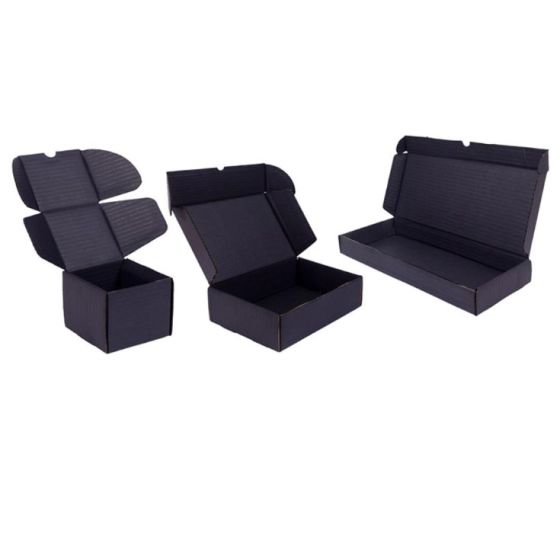 Black Corrugated Mailer
