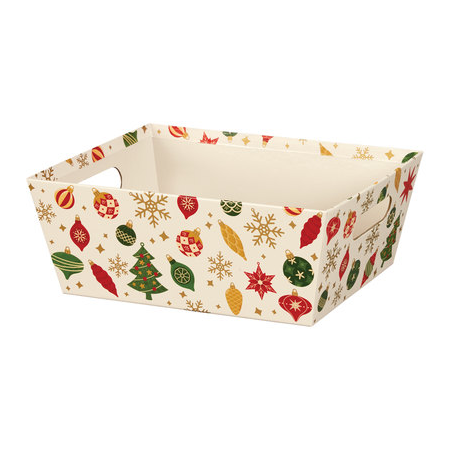 Market Tray Gift Baskets - Christmas Prints