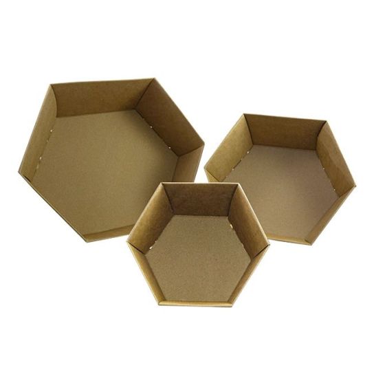 Market Tray Hexagon Shape
