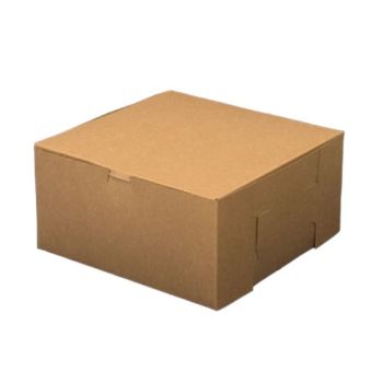 Kraft Bakery Box lock corner - One-Piece Style