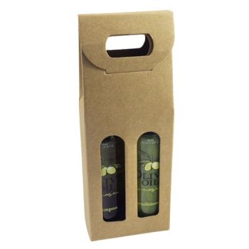 Italian Window Carriers for Oil and Vinegar Bottles - Kraft