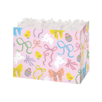 Holiday Basket Boxes-Easter Bows-6 3/4 x 4 x 5-48 Pieces