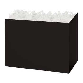 Solid Color Basket Boxes Black 8-1/4 x 4-3/4 x 6-1/4 - 48