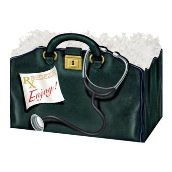 Theme Basket Boxes Doctor's Bag 6 3/4 x 4 x 5 - 48 Pieces
