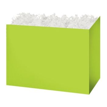 Solid Color Basket Boxes Lime 8-1/4 x 4-3/4 x 6-1/4 - 48