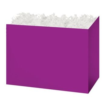 Solid Color Basket Boxes Purple 10-1/4 x 6 x 7-1/2 - 48