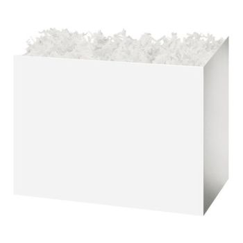 Solid Color Basket Boxes White 10-1/4 x 6 x 7-1/2 - 48