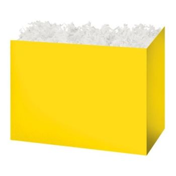 Solid Color Basket Boxes Yellow 8-1/4 x 4-3/4 x 6-1/4 - 48