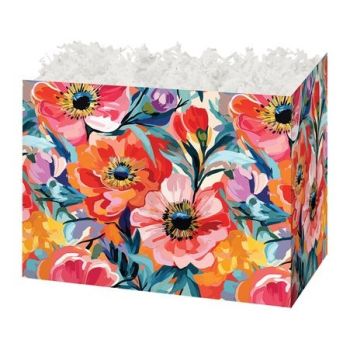 Theme Basket Boxes Bold Blooms 10-1/4 x 6 x 7-1/2 - 24