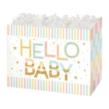 Theme Basket Boxes Checkerboard Baby 10-1/4 x 6 x 7-1/2 - 24