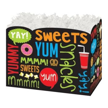 Theme Basket Boxes Snack Attack-10-1/4 x 6 x 7-1/2-24