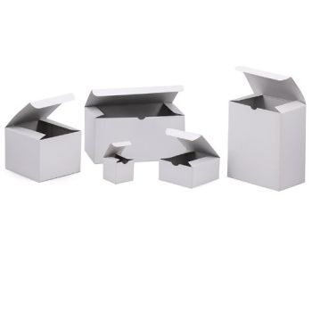 White Gift Boxes - One Piece Style