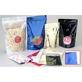 Oval Bottom Stand Up Reclosable Foil Bags