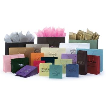 Retail Paper Bags with Rope Handle 