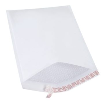 Self Seal Bubble Mailers - White