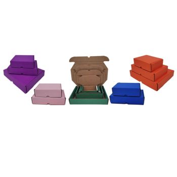 Colored Mailers with Auto-Lock Top