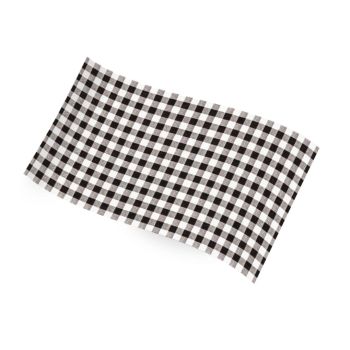 Printed Tissue Black/White Gingham 20 x 30 - 240