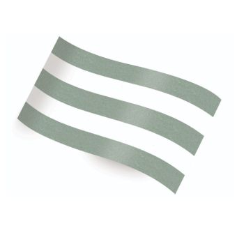 Printed Tissue Silver Rows 20 x 30 - 240