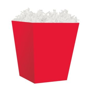 Treat Gift Boxes-4 x 4 x 4-1/2-Red-60 Pieces