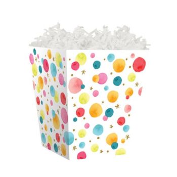 Treat Gift Boxes-4 x 4 x 4-1/2-Satin Party-60 Pieces