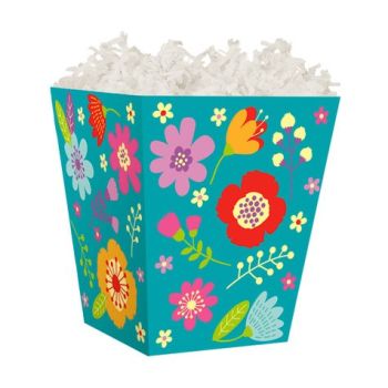 Treat Gift Boxes-4 x 4 x 4-1/2-Wild Flowers-60 Pieces