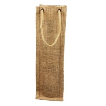 Wine Bags with Rope Handle - Natural Jute
