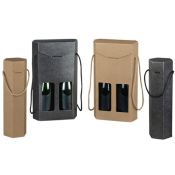 Wine Boxes with Rope Handles