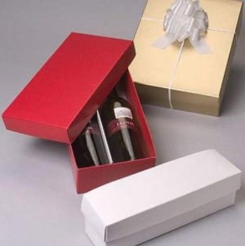 Two Bottle 2-Piece Folding Wine Box