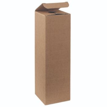 Wine Box - One Bottle End Opening in Textured Rib