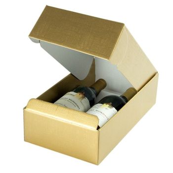 Two Bottle Wine Box with Color Options